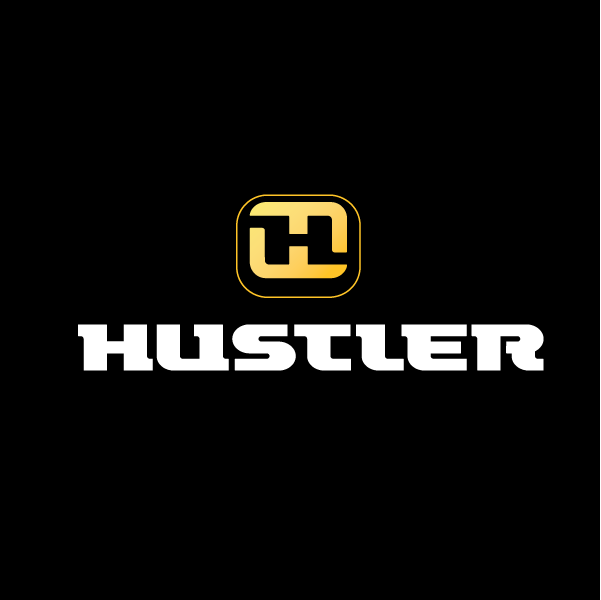 Hustler box logo black
